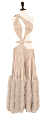 This is a photo of a costume Karina Smirnoff wore on Dancing with the Stars!