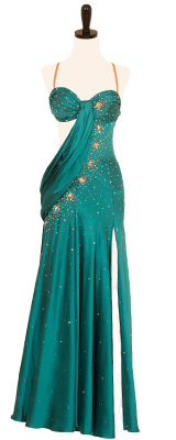 This is a photo of a dress that Edyta Sliwinska wore on Dancing with the Stars!