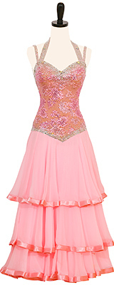This is a photo of our DSI ballroom dress, Strawberry Daiquiri. A gorgeous dress that will take your breath away!