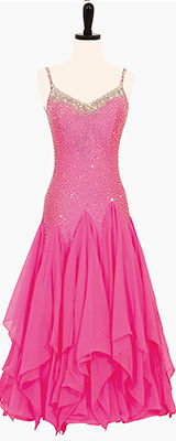 This is a photo of our Smooth dress Gumdrop II. This Designs to Shine ballroom dress is an excellent rental!